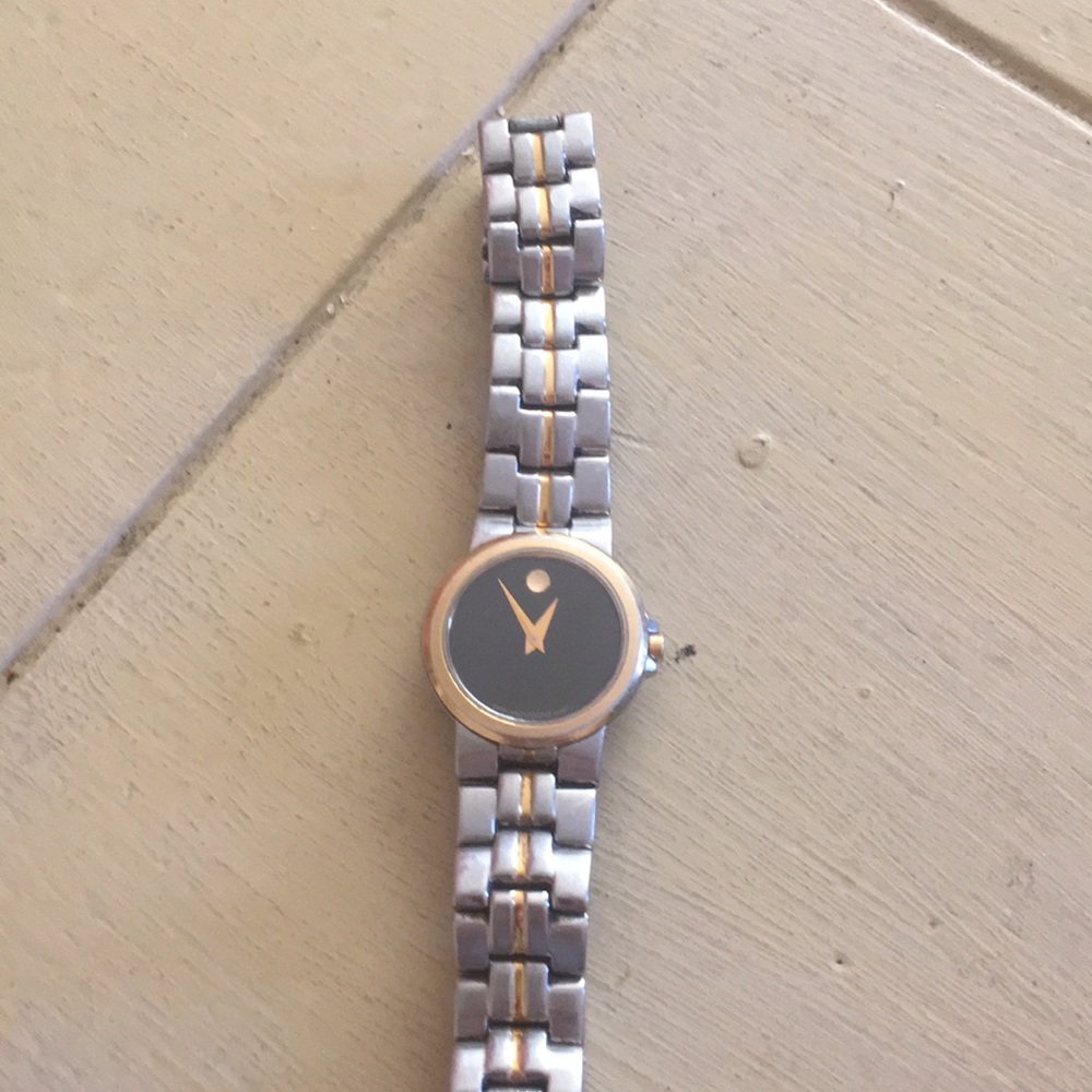 Ladies vintage Stainless steel Movado watch
